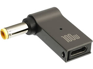 Адаптер для заряджання ноутбуків Type-C to DC 5.5-2.5mm 100W