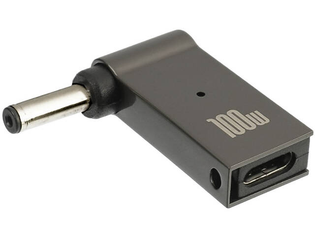 Адаптер для заряджання ноутбуків Type-C to DC 4.0-1.7mm 100W - Фото 1