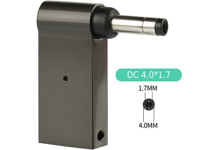 Адаптер для заряджання ноутбуків Type-C to DC 4.0-1.7mm 100W - Фото 2