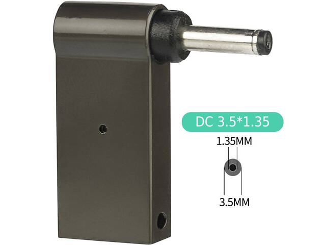 Адаптер для заряджання ноутбуків Type-C to DC 3.5-1.35mm 100W - Фото 2