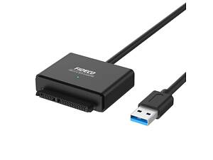 Адаптер Fideco с питанием для 2.5'/3.5' SATA HDD/SSD USB 3.0 Черный (FMC1PA0SA1PB 2674)