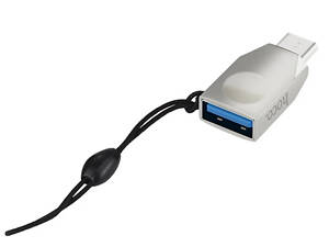 Адаптер Hoco UA9 OTG перехідник USB 3.0 Type - C to USB - Silver