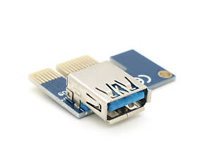 Адаптер - перехідник PCE-N09 з PCI-e x1 на USB 3.0, VER009S, OEM