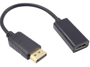 Адаптер-преобразователь Displayport (DP) - HDMI, конвертер Display Port - HDMI