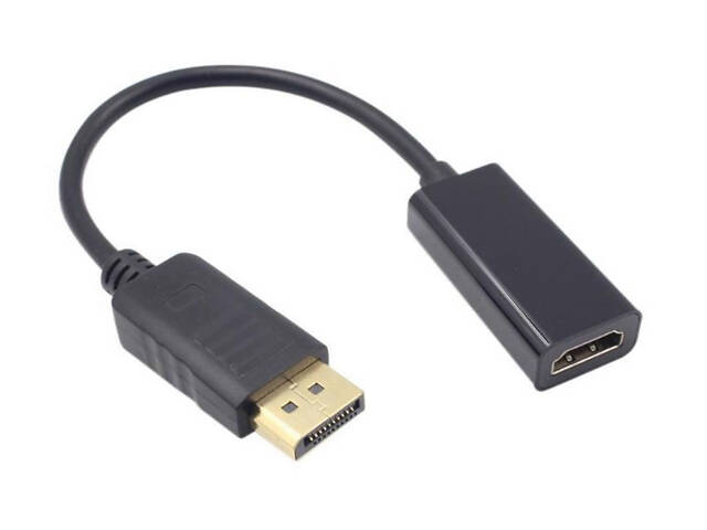 Адаптер-преобразователь Displayport (DP) - HDMI, конвертер Display Port - HDMI - Фото 1