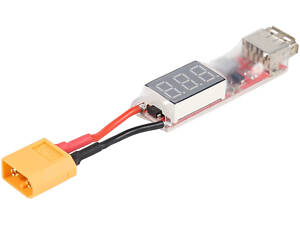 Адаптер перетворювач для акумуляторів 2S-6S LiPo XT60 to USB 5V / 2A