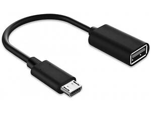Адаптер USB-MicroUSB XoKo OTG XK-AC130-BK чорний