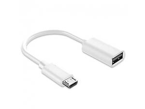 Адаптер USB-MicroUSB XoKo OTG XK-AC130-WH білий