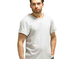 Адаптивна футболка трикотаж меланж L (50)