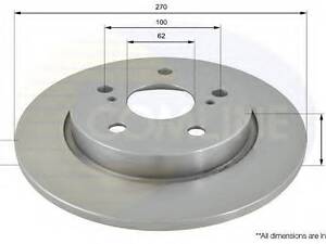 ADC01146 Comline - Диск тормозной с покрытием COMLINE ADC01146 на TOYOTA BLADE (NRE15_, ZZE15_, ADE15_, ZRE15_, NDE15_)