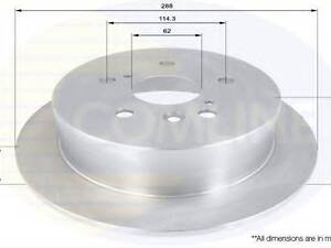 ADC01159 Comline - Диск тормозной COMLINE ADC01159 на TOYOTA HARRIER (MCU3_, MHU3_, ACU3_, GSU3_)