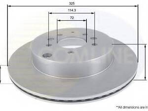 ADC0471V Comline - Диск гальмівний вентильований COMLINE ADC0471V MAZDA CX-7 (ER)