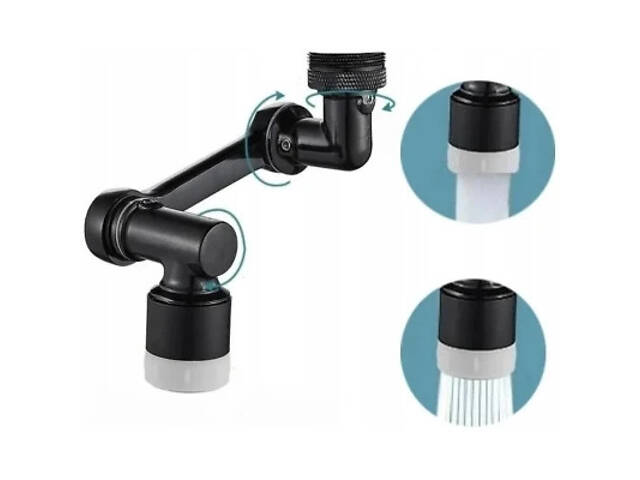 Аератор для змішувача Noveen XL1059 Black з поворотом 1080° - Фото 3