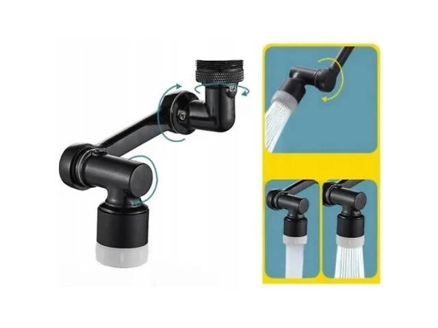 Аератор для змішувача Noveen XL1059 Black з поворотом 1080° - Фото 4