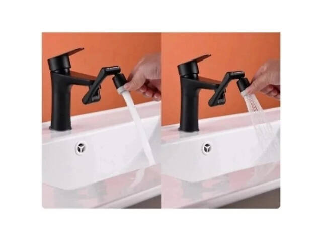 Аератор для змішувача Noveen XL1059 Black з поворотом 1080° - Фото 5