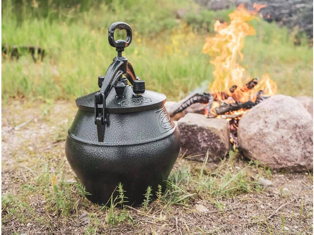Афганский казан-скороварка 80 л черный Rashko Baba - Фото 10