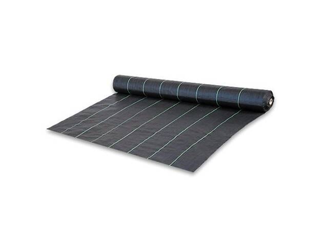 Агроткань черная 100г/м2. Размер 3,4*50 м. “AГРОС” Агроволокно для сада - Фото 1