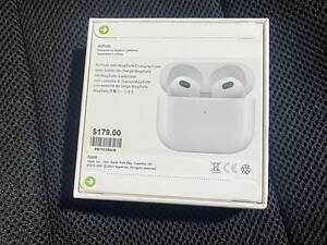 AirPods 3, не вскрывались, новые