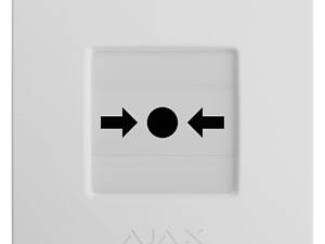 Ajax Manual Call Point (White) (8EU) ASP ручний бездротовий Сповіщувач