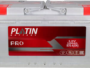 АКБ 100-А/год (Platin) PRO (R +) 870A обсл. з корок. (353х175х190мм.)