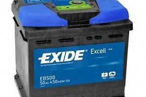 АКБ 6СТ-50 R+ (пт450) (необслуж) EXCELL Exide