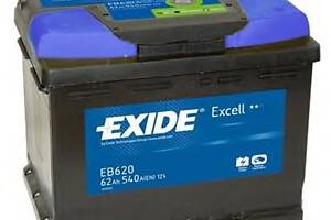 АКБ 6СТ-62 R+ (пт540) (необслуж) EXCELL Exide