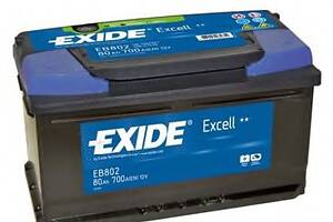 АКБ 6СТ-80 R+ (пт700) (необслуж)(315х175х175) EXCELL Exide