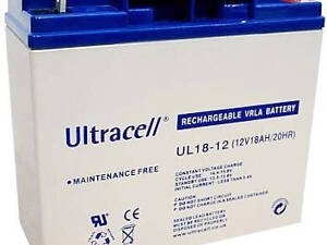 АКБ Ultracell UL18-12 12V/18Ah (стационарная) AGM