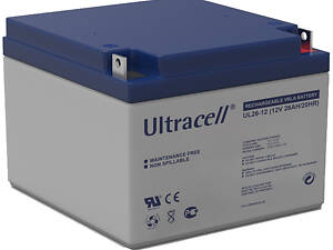 АКБ Ultracell UL26-12 12V/26Ah (стаціонарна) AGM