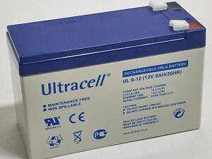 АКБ Ultracell UL9-12 12V/9Ah (стаціонарна) AGM