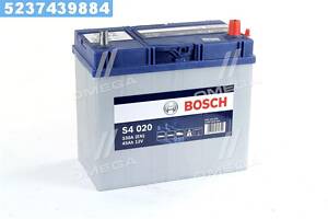 Аккумулятор 45Ah-12v BOSCH (S4020) (238x129x227),R,EN330,Азия тонк.клеммы