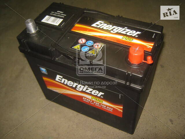 Аккумулятор 45Ah-12v Energizer Plus (238х129х227), R,EN330 Азия