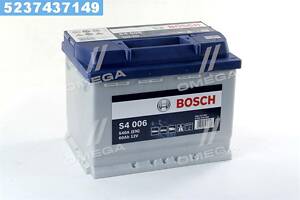 Аккумулятор 60Ah-12v BOSCH (S4006) (242x175x190),L,EN540