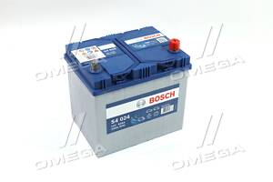 Аккумулятор 60Ah-12v BOSCH (S4024) (232x173x225),R,EN540 Азия