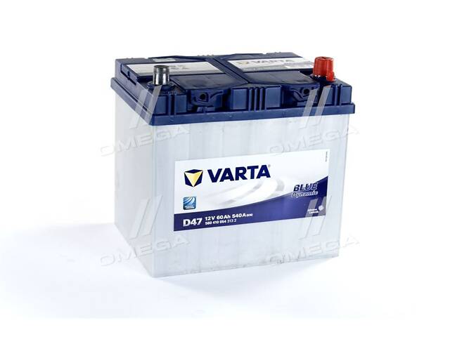Аккумулятор 60Ah-12v VARTA BD(D47) (232х173х225),R,EN540 Азия