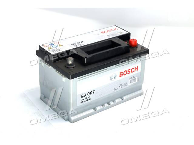 Аккумулятор BOSCH 70Ah-12v (S3007) (278x175x175),R,EN640