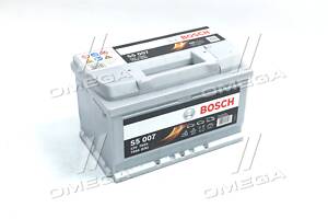 Аккумулятор 74Ah-12v BOSCH (S5007) (278x175x175),R,EN750