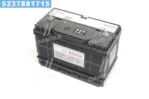 Аккумулятор 105Ah-12v BOSCH (T3052) (330x172x240),L,EN800 клеммы тонкие по центру