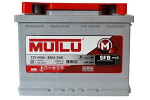 Автомобільний акумулятор MUTLU SFB S3 6CT-60Ah/650A L+. Автомобільний (МУТЛУ) АКБ Туреччина