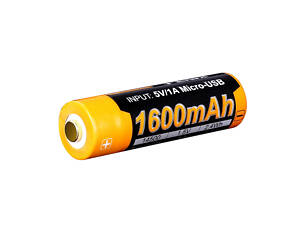 Аккумулятор 14500 АА Fenix ​​ARB-L14-1600U Li-ion с micro-USB зарядкой