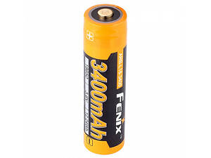 Аккумулятор 18650 Fenix 3400 mAh Li-Ion 3.6V (Черно-желтый)