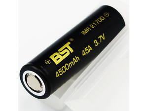 Аккумулятор 21700 45A BST 3.7V 4500mah (Черный)