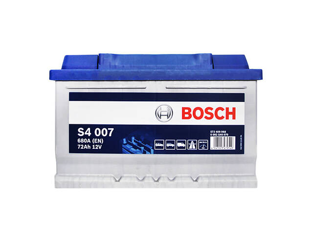 Автомобільний акумулятор BOSCH (S40 070) (L3B) 72Ah 680A R+