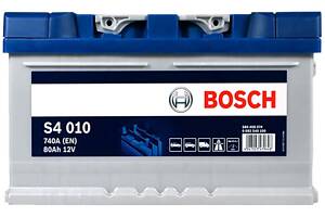 Автомобільний акумулятор BOSCH (S40 100) (LB4) 80Ah 740A R+