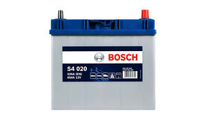 Аккумулятор автомобильный BOSCH (S40 200) (B24) Asia 45Ah 330A R+ т.к.