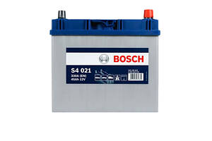 Акумулятор автомобільний BOSCH (S40 210) (B24) Asia 45Ah 330A R+