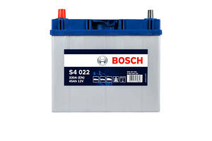 Аккумулятор автомобильный BOSCH (S40 220) (B24) Asia 45Ah 330A L+ т.к.