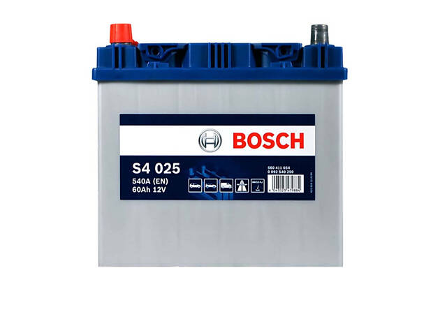Аккумулятор автомобильный BOSCH (S40 250) (D23) Asia 60Ah 540A L+