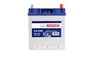 Аккумулятор автомобильный BOSCH (S40 300) (B19) Asia 40Ah 330A R+ н.к.