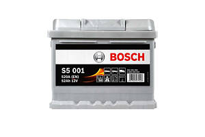 Аккумулятор автомобильный BOSCH (S50 010) (LB1) 52Ah 520A R+